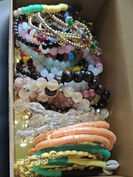 Jewelry - Assorted Beaded Bracelet Stack